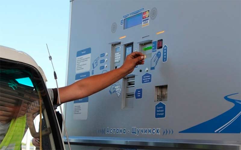 Оплата проезда на дороге в Бурабай