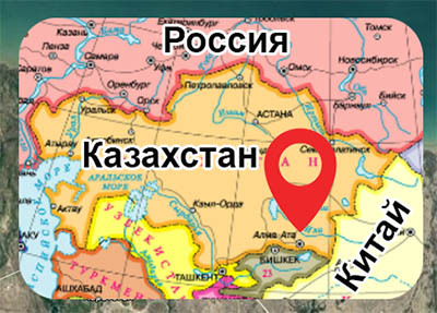 Где находится Капчагай? Посмотреть на карте