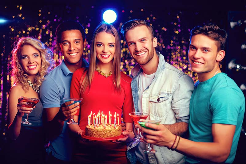 День рождения девушки