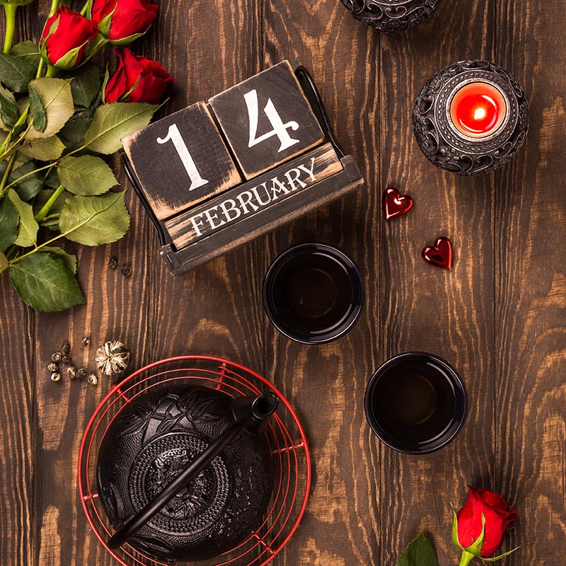 день святого Валентина в Астане