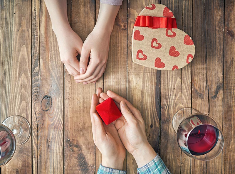 день святого Валентина в Астане