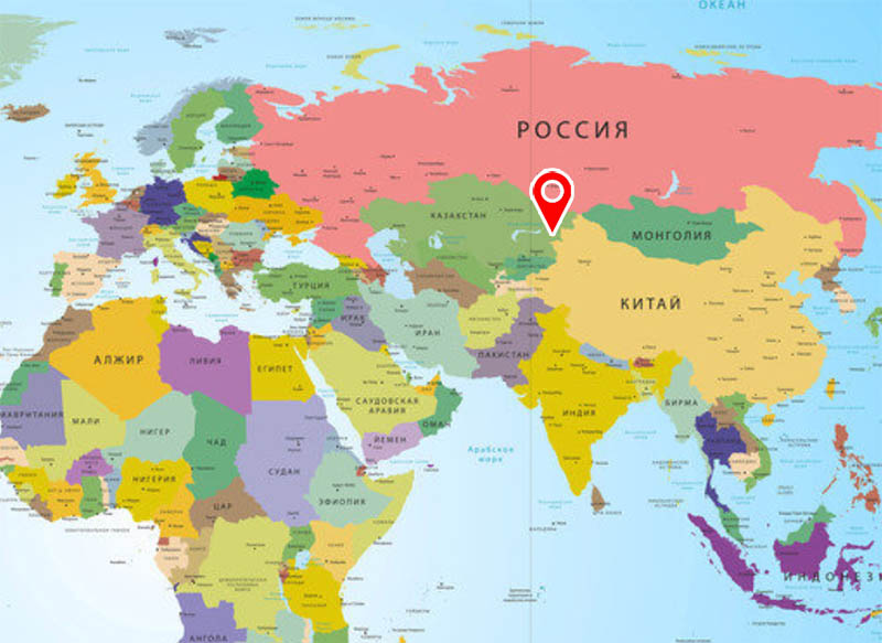 Где находится озеро Алаколь на карте