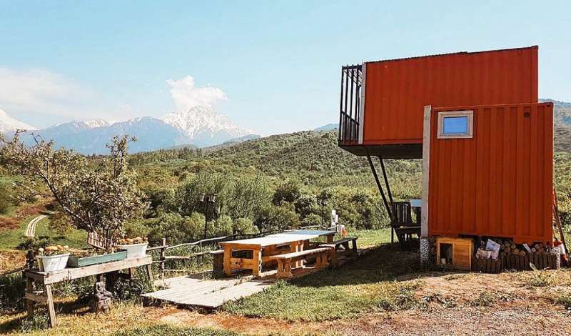 Ihouse домики в горах с бассейном