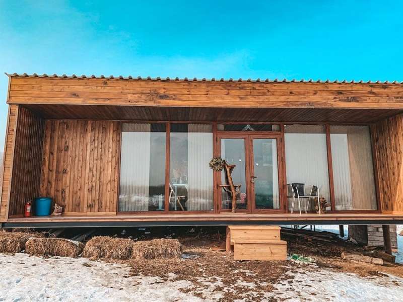 Ihouse домики в горах с бассейном