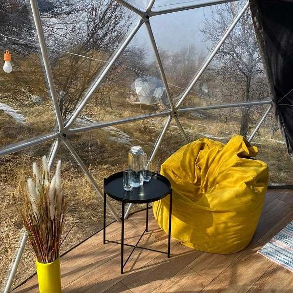 Панорамные стеклянные домики BubbleGumView