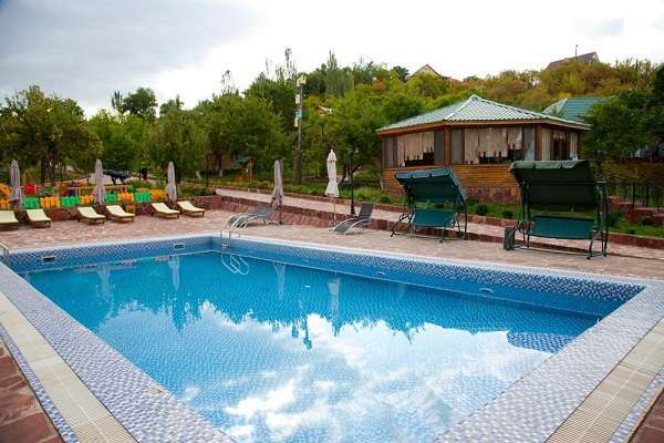 Recreation area of Eco Village Kaskasu