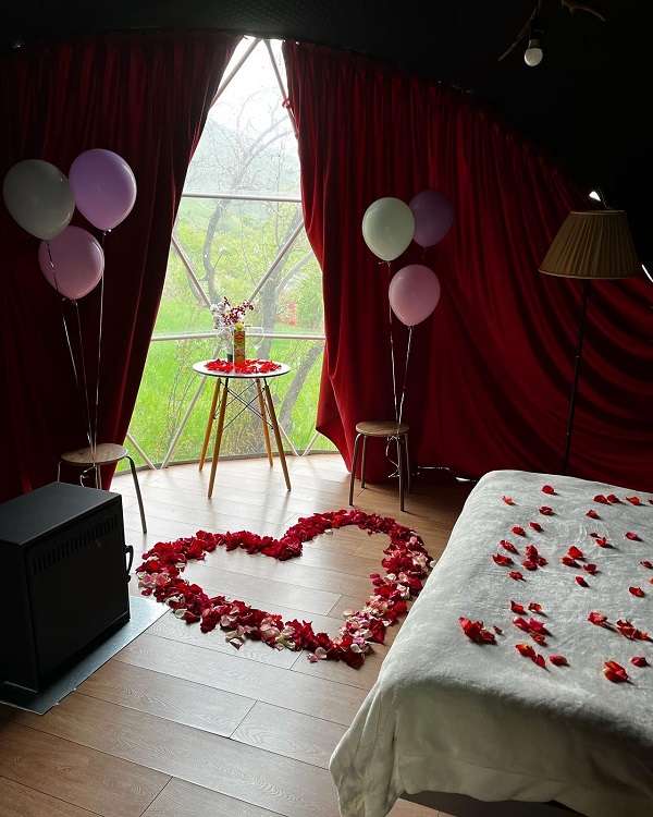 Панорамные стеклянные домики BubbleGumView