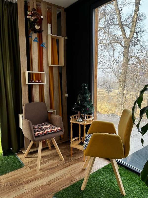 Панорамные стеклянные домики BubbleGumView