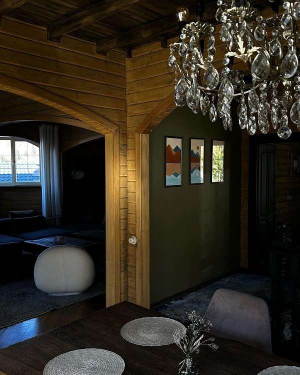 Шикарный дом Nero Bianca Chalet с бассейном