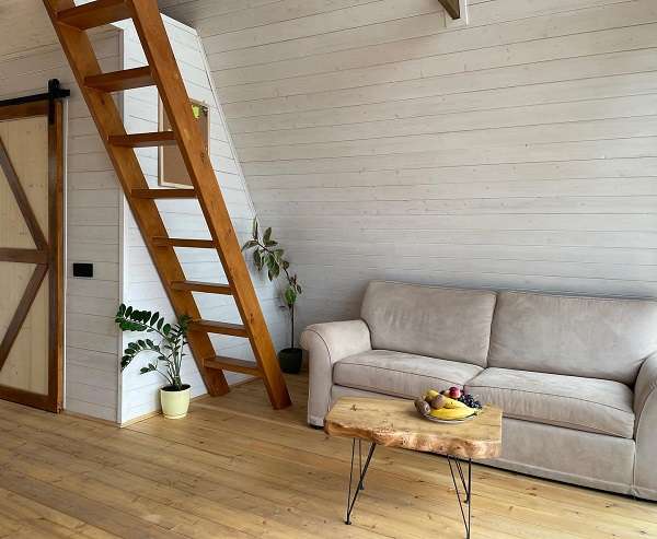 Домики A-FRAME и SHALE Sweedom и баня