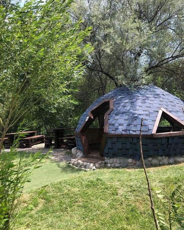 По дороге на Капчагай База отдыха Поляна